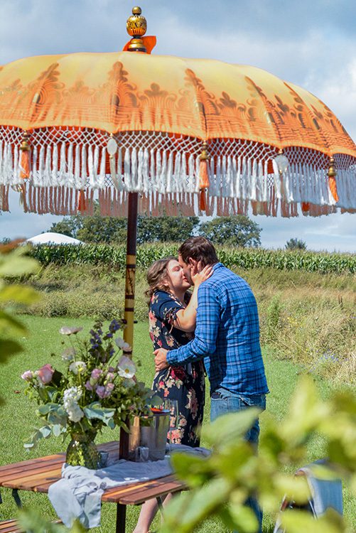 Engagement at The White Barn